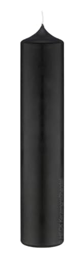 Kopschitz Kerzen Altarkerze Schwarz, 250 x Ø 80 mm, 1 Stück, Unparfümiert von Kopschitz Kerzen
