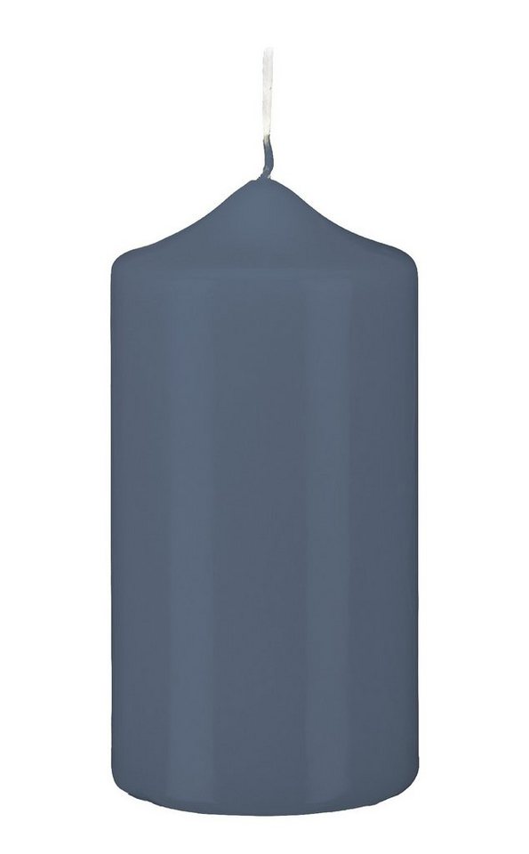 Kopschitz Kerzen Stumpenkerze Spitzkopf Stumpen Kerzen Pacific Blue Blau/Grau von Kopschitz Kerzen