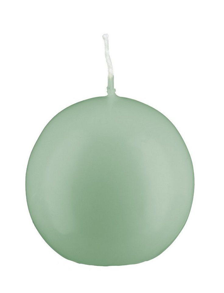 Kopschitz Kerzen Kugelkerze Kugelkerzen Seafoam Seegrün Ø 100 mm, 4 Stück von Kopschitz Kerzen