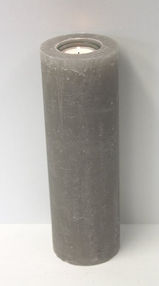 Kopschitz Kerzen Rustic-Kerze Rustic Kerzen Basalt 30 x 10 cm, mit Teelichteinsatz incl. Teelicht Kopschitz Kerzen Rustic-Kerze Rustic Kerzen Basalt 30 x 10 cm, mit Teelichteinsatz incl. Teelicht von Kopschitz Kerzen