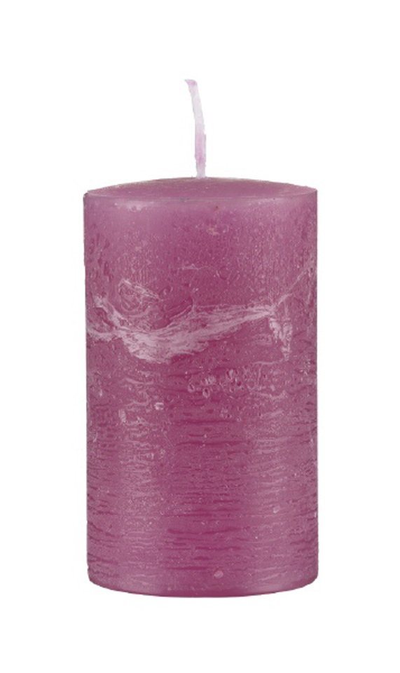 Kopschitz Kerzen Rustic-Kerze durchgefärbte Rustic Kerzen Pink 100 x Ø 60 mm, 1 von Kopschitz Kerzen