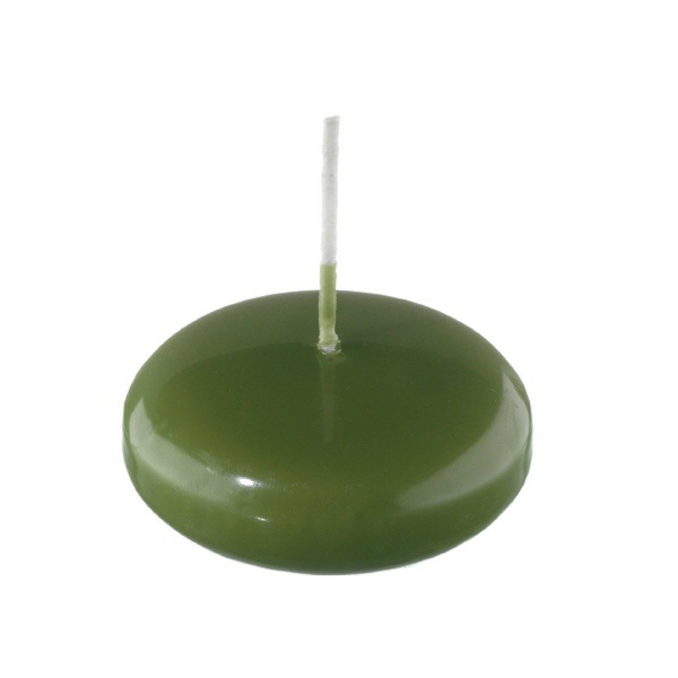 Kopschitz Kerzen Schwimmkerze Schwimmkerzen Scottish Green 55 x Ø 80 mm, 8 Stück von Kopschitz Kerzen