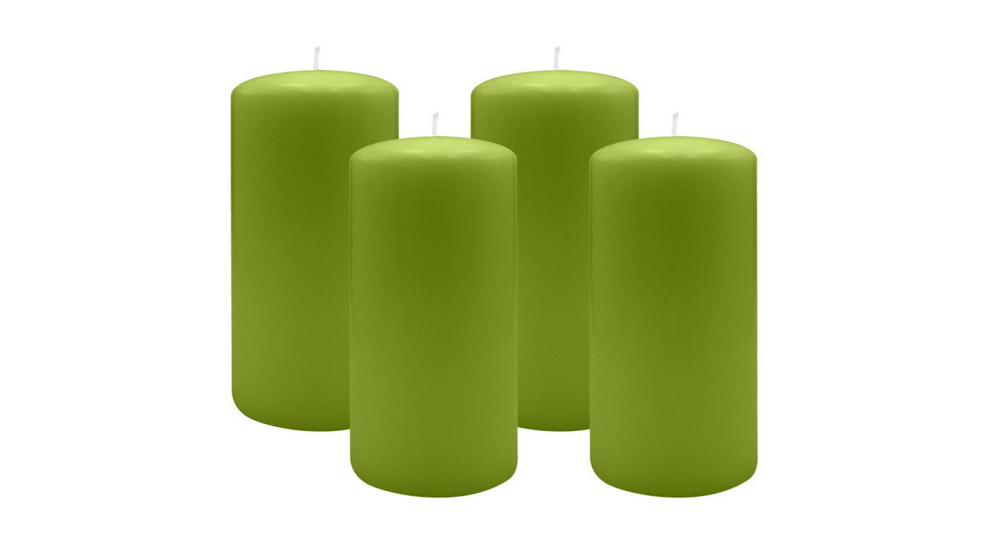 Kopschitz Kerzen Stumpenkerze 2er Set Stumpenkerzen/Adventskranzkerzen Limonegrün Ø 100 x 300 mm Kopschitz Kerzen Stumpenkerze 2er Set Stumpenkerzen/Adventskranzkerzen Limonegrün Ø 100 x 300 mm von Kopschitz Kerzen
