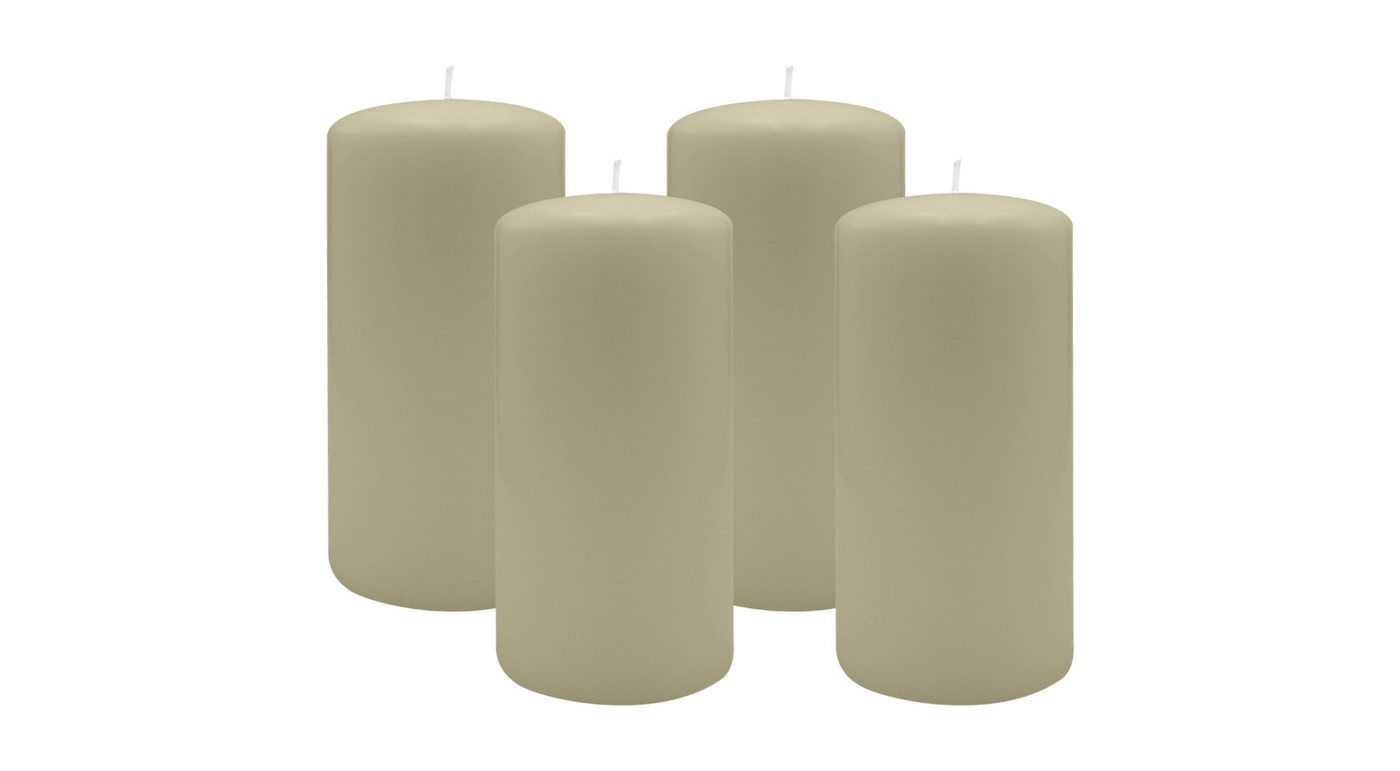 Kopschitz Kerzen Stumpenkerze 4er Set Stumpenkerzen/Adventskranzkerzen Antik Grün Ø 100 x 200 mm Kopschitz Kerzen Stumpenkerze 4er Set Stumpenkerzen/Adventskranzkerzen Antik Grün Ø 100 x 200 mm von Kopschitz Kerzen