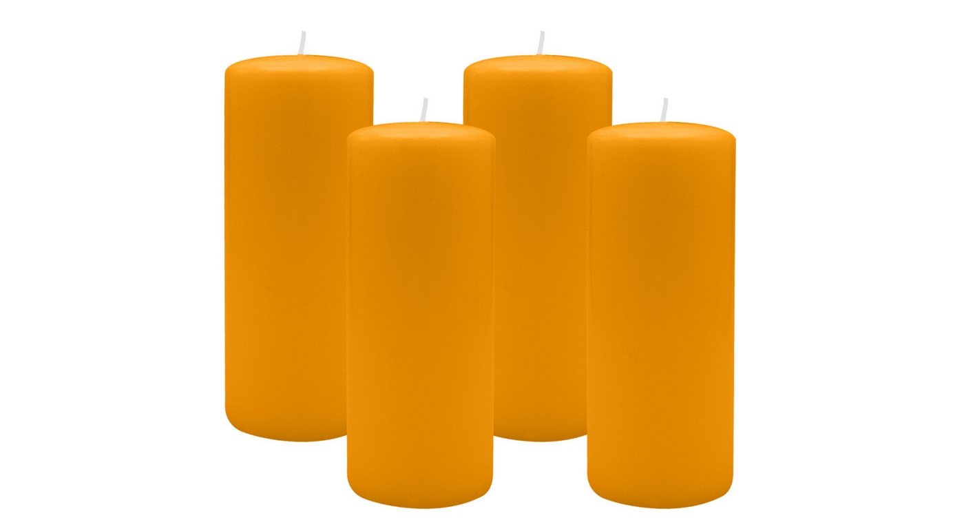 Kopschitz Kerzen Stumpenkerze 4er Set Stumpenkerzen/Adventskranzkerzen Honig Ø 80 x 200 mm Kopschitz Kerzen Stumpenkerze 4er Set Stumpenkerzen/Adventskranzkerzen Honig Ø 80 x 200 mm von Kopschitz Kerzen