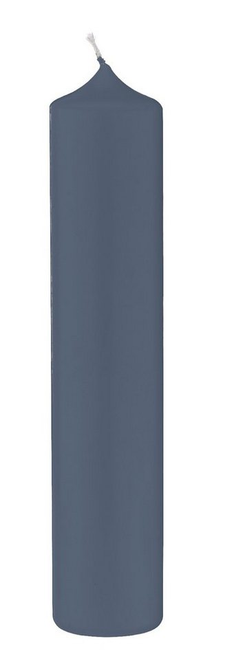 Kopschitz Kerzen Stumpenkerze Altarkerzen 10% BW-Anteil Pacific Blau Grau 250 x Ø 50 mm, 12 Stück von Kopschitz Kerzen