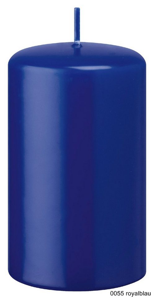 Kopschitz Kerzen Stumpenkerze Flachkopf-Stumpenkerzen Royalblau 100 x Ø 80 mm von Kopschitz Kerzen