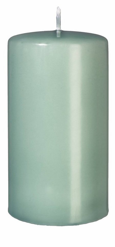 Kopschitz Kerzen Stumpenkerze Flachkopf-Stumpenkerzen Seafoam Seegrün 150 x Ø 50 mm, 12 Stück von Kopschitz Kerzen