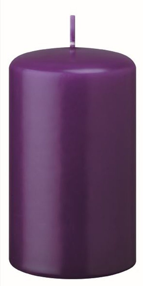 Kopschitz Kerzen Stumpenkerze Flachkopf-Stumpenkerzen Violett 50 x Ø 30 mm, 10 von Kopschitz Kerzen