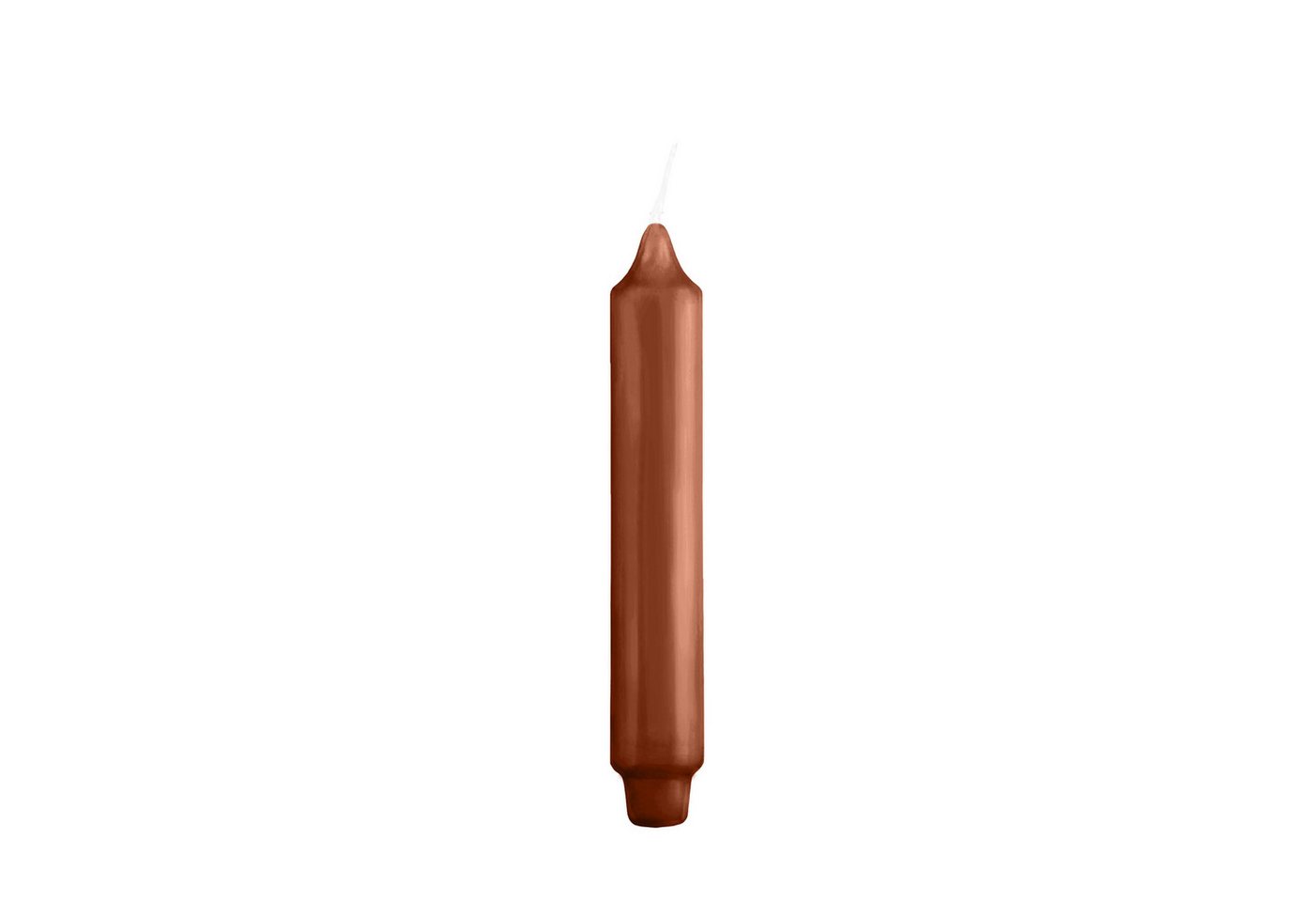 Kopschitz Kerzen Tafelkerze Stabkerzen mit Zapfenfuß Haselnuss, 250 x Ø 30 mm, 12 Stück von Kopschitz Kerzen