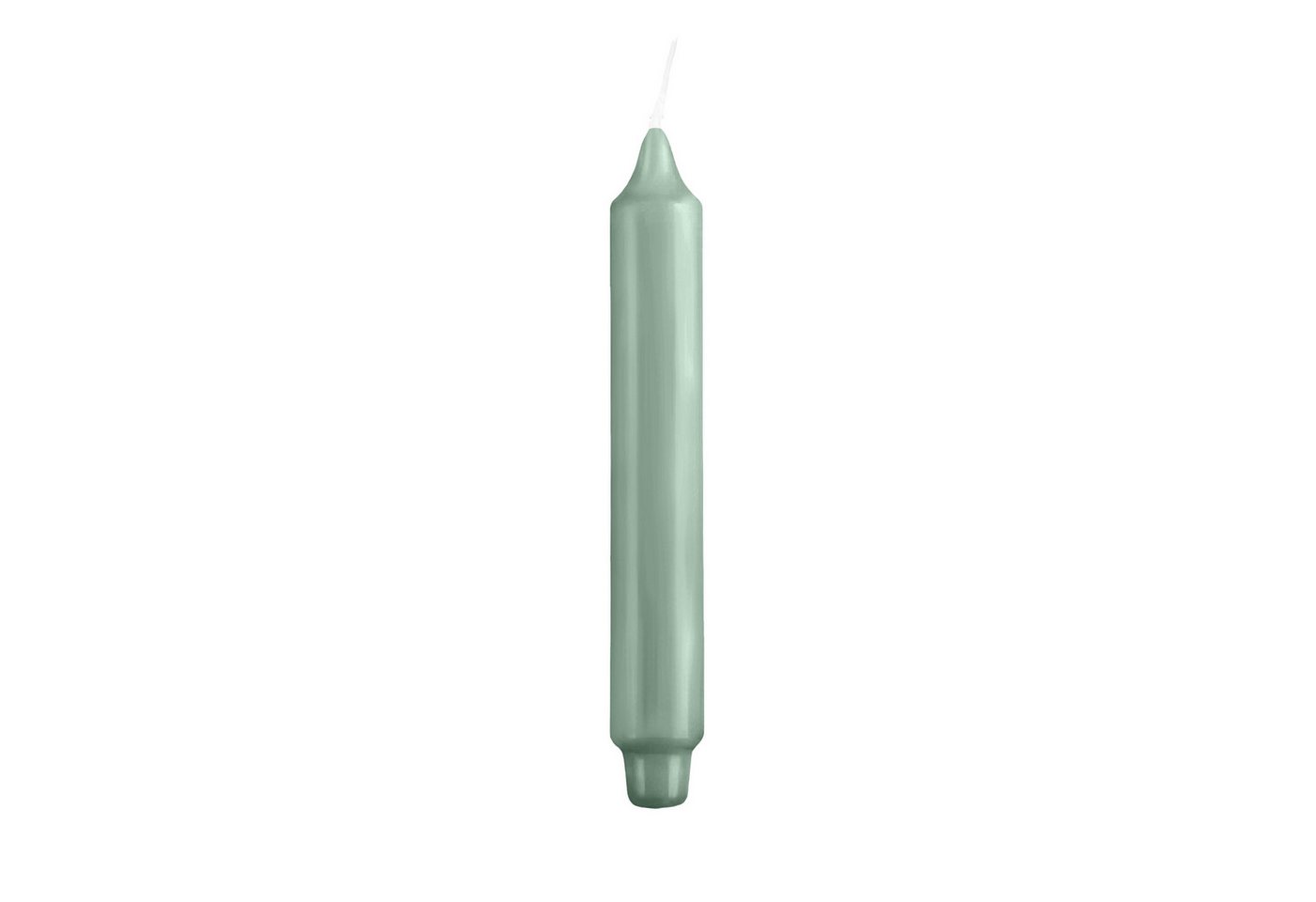 Kopschitz Kerzen Tafelkerze Stabkerzen mit Zapfenfuß Seafoam Seemoos 400 x Ø 30 mm, 12 Stück von Kopschitz Kerzen