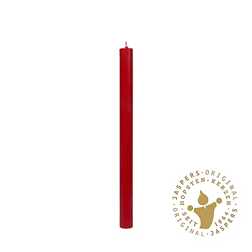 Kopschitz Kerzen Flachkopf durchgefärbte Stabkerzen Antik Rot 290 x Ø 21 mm, 1 Stück von Kopschitz Kerzen