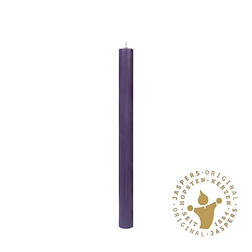 Kopschitz Flachkopf durchgefärbte Stabkerzen Aubergine 290 x Ø 21 mm, 1 Stück von Kopschitz