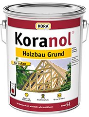 5L Holzschutzmittel Koranol Holzbau Grund Iv. Schützt Holz vorbeugend vor holzzerstörenden Pilzen (Fäulnis), Insekten und Bläue. von Kora