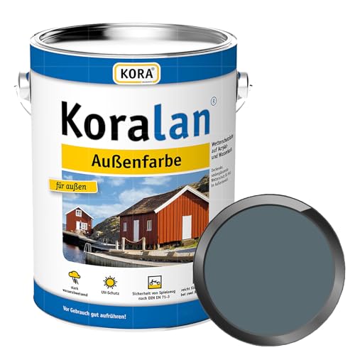 KORA KORALAN AUSSENFARBE - 2.5 LTR (DUNKELGRAU) von Homry