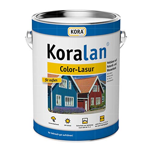 KORA KORALAN COLOR-LASUR - 0.75 LTR (ZITRONENGELB) von Kora