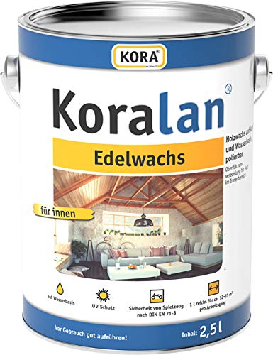 KORA KORALAN EDELWACHS - 2.5 LTR (FARBLOS) von Kora