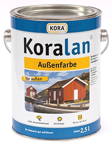 Kora Koralan Außenfarbe 2,5l Farbton: Schwedenrot von Kora