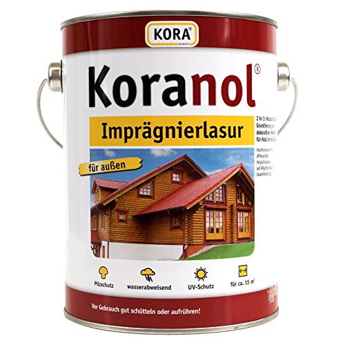 Koranol Imprägnierlasur Aussenlasur Holzschutzlasur Pinie/Kiefer 2,5L von Koranol Imprägnierlasur