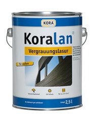 Koralan Vergrauungslasur 2,5l; Profilasur (Granit) von Koralan