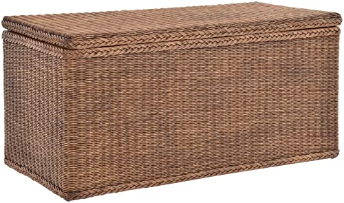 Korb-Outlet Truhe/Wäschetruhe aus Rattan (Vintage Braun, MAX) von Korb-Outlet