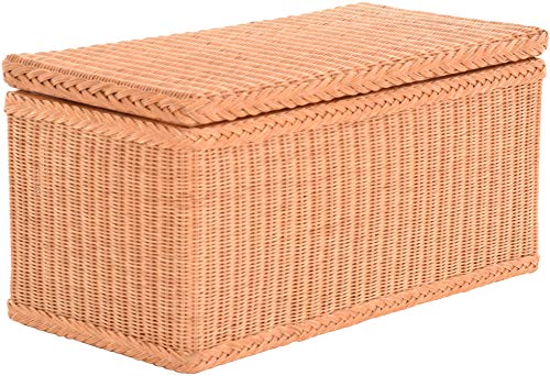 Truhe/Wäschetruhe aus Rattan (Terracotta, Klein) von Korb-Outlet