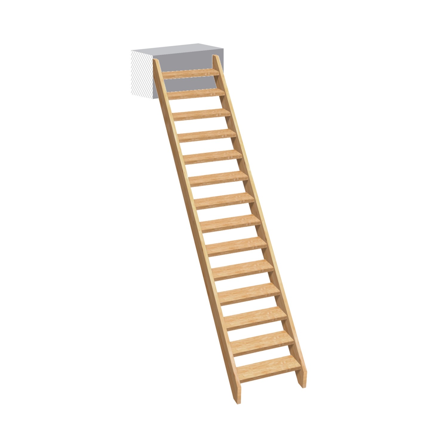Kordo Gerade Treppe Fichte Normandie Kordo Gerade Treppe Fichte Normandie von Kordo