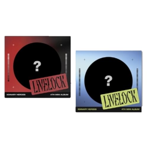 Korea Xdinary Heroes Mini-Album Livelock 4th Mini Album Digipack 2 Ver Set (140 x 125 x 7 mm, CD-R, Fotobuch, Fotokarte, abnehmbarer Aufkleber, Lyric-Poster) von Korea