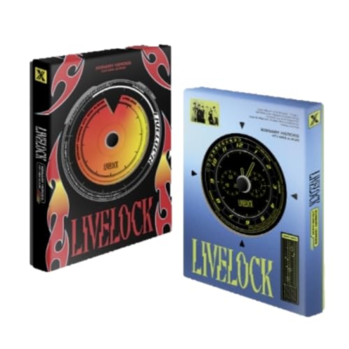 Korea Xdinary Heroes Mini-Album Livelock 4th Set: Display Album, 165 x 225 x 23 mm, Rot/Ausflug von Korea