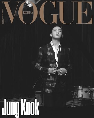 VOGUE Korea Magazin Oktober 2023 Ausgabe BTS JUNGKOOK Cover (A) von Korea