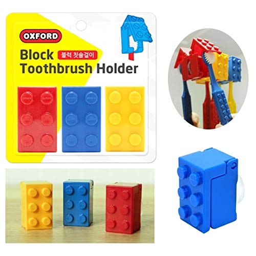 Zahnbürstenhalter Kinder, 3pcs Block Design Toothbrush Case Holders for Kids Zahnbürstenhalter Kinder, 3pcs Block Design Toothbrush Case Holders for Kids von KoreaDesignCompany