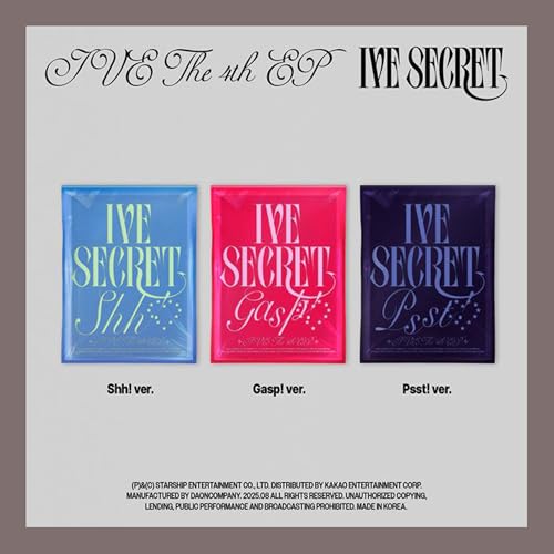 IVE - IVE SECRET 4th Mini Album (Photobook - Shh! Ver.) von Koread