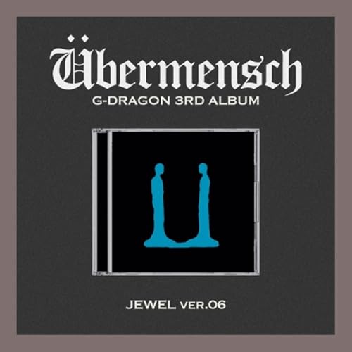 Koread G-DRAGON ÜBERMENSCH 3rd Album UBERMENSCH (JEWEL Ver. 6) 148 x 210 mm K. A. von Koread
