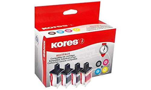 Kores G1527KIT Multi-Pack Tinte G1527 Ersetzt LC-127/125XL rot von Kores