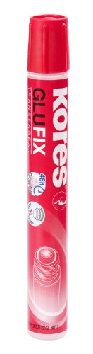 Kores - Glufix, Flüssiger und Transparenter Kleber, Tropffrei, Ungiftiger Bastelkleber für Kunst und Basteln, Schul- und Bürozubehör, Packung von 12 x 50 ml Kores - Glufix, Flüssiger und Transparenter Kleber, Tropffrei, Ungiftiger Bastelkleber für Kunst und Basteln, Schul- und Bürozubehör, Packung von 12 x 50 ml von Kores