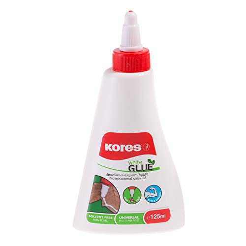 Kores K75825 Bastelkleber White Glue, 125 ml von Kores