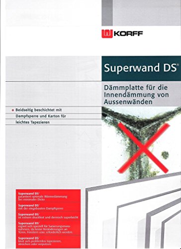 Korff Superwand DS Dämmplatte Dicke 20mm, 5 qm Isolierung Korff Superwand DS Dämmplatte Dicke 20mm, 5 qm Isolierung von Korff