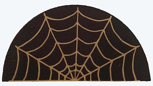 KorhLeoh Fußmatte aus Kokosfaser mit Spinnennetz, rutschfest, für Halloween, 43,2 x 73,7 cm von KorhLeoh