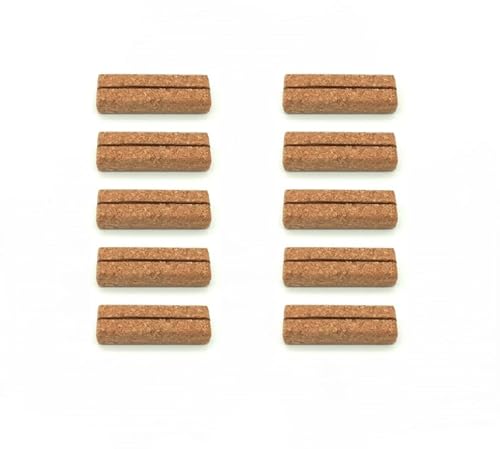 10er-Set Tischkartenhalter aus Presskork | 10 Stück Namenskartenhalter | Platzkartenhalter | Maße: 100 x 30 x 20 mm mit Schlitz 10 mm breit und 2 mm tief | robust & langlebig | Made in Portugal 10er-Set Tischkartenhalter aus Presskork | 10 Stück Namenskartenhalter | Platzkartenhalter | Maße: 100 x 30 x 20 mm mit Schlitz 10 mm breit und 2 mm tief | robust & langlebig | Made in Portugal von Kork-Deko