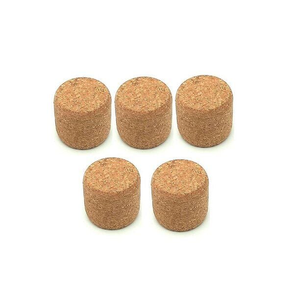 Kork-Deko 5er-Set Kork Türstopper Boden je 600g – rutschfest & bodenschonend von Kork-Deko