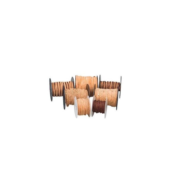 Kork-Deko Kork Band | flache Korkschnur in beiger | Korkband 25 mm breit | 1m Länge Kork-Deko Kork Band | flache Korkschnur in beiger | Korkband 25 mm breit | 1m Länge von Kork-Deko