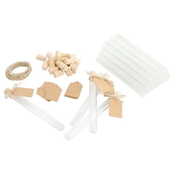 Kork-Deko Reagenzgläser inkl. Kärtchen & Korken - 25 - 50 - 100er Sets Kork-Deko Reagenzgläser inkl. Kärtchen & Korken - 25 - 50 - 100er Sets von Kork-Deko