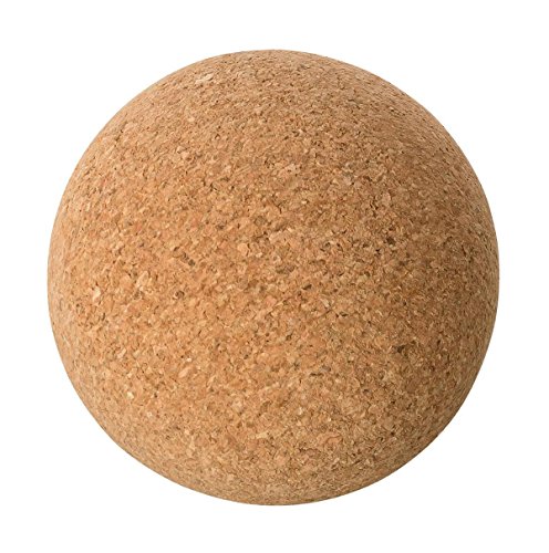 Korkkugel Korkball | 100% Natur | Ökologisch & Vegan | Aus nachhaltiger Ernte | Kugel aus Kork für Bastelbedarf & Dekoration | versch. Größen (70 mm) von Kork-Deko
