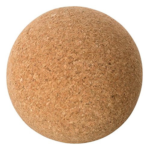 Korkkugel Korkball | 100% Natur | Ökologisch & Vegan | Aus nachhaltiger Ernte | Kugel aus Kork für Bastelbedarf & Dekoration | versch. Größen (80 mm) von Kork-Deko