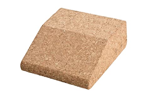 Türstopper | Türkeil | Türhalter | 100% Kork | Keil zum Aufhalten und Festklemmen von Türen | Presskork | Vermeidet Schäden, Kratzer und unschöne Stellen | 9 x 6 x 3 cm von Kork-Deko