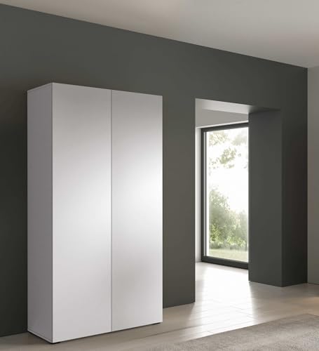 Schrank ALEX Breite 100 cm Front Glatt Modern Modular OL100 FG (Weiß Matt) von Kornelo