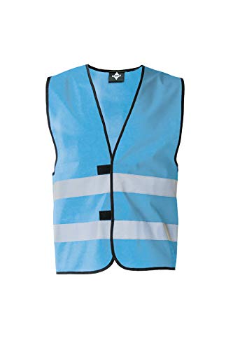 KORNTEX Warnweste mit Klettverschluss Dortmund - Sicherheitsweste Pannenweste – EN 17353 zertifiziert, 360° Reflexstreifen, 3XL, sky blau, stark reflektierend für beste Sichtbarkeit, Unisex KORNTEX Warnweste mit Klettverschluss Dortmund - Sicherheitsweste Pannenweste – EN 17353 zertifiziert, 360° Reflexstreifen, 3XL, sky blau, stark reflektierend für beste Sichtbarkeit, Unisex von Korntex