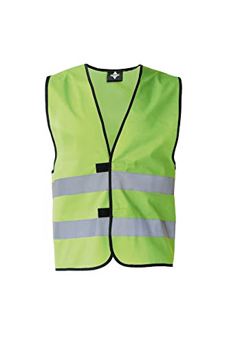 KORNTEX Warnweste mit Klettverschluss Dortmund - Sicherheitsweste Pannenweste – EN 17353 zertifiziert, 360° Reflexstreifen, XXL, lime green, stark reflektierend für beste Sichtbarkeit, Unisex von Korntex
