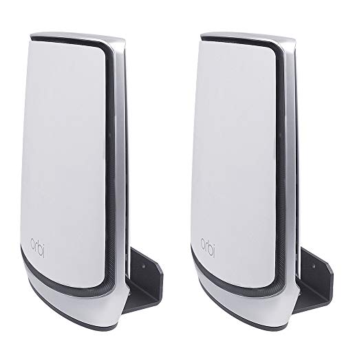 Koroao Metall-Wandhalterung für Orbi Whole Home Tri-Band Mesh WiFi 6 System/Orbi Ultra (RBK850) (RBK852) (RBK853)/(RBS750) (RBS751) (RBK752) (RBK753) (960/860 Series)/(AX4200) (AX5700) (AX6000) von Koroao