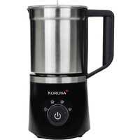 Korona 18050 Milchaufschäumer Edelstahl, Schwarz 650W von Korona